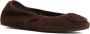 Tory Burch Donker Cacao Ballerina's Elegant Comfort Schoenen - Thumbnail 1