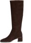 Tory Burch Donker Cocoa Enkellaarzen voor Vrouwen - Thumbnail 1