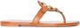 Tory Burch Miller Soft Metal Logo Sandaal - Thumbnail 1