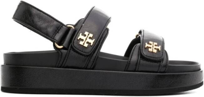 TORY BURCH Kira Sport Sandalen met Verstelbare Klittenbandsluitingen Black Dames