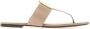 TORY BURCH Georgia flip-flops in leer Beige Dames - Thumbnail 9