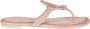 TORY BURCH Roze Kristalversierde Leren Sandalen Pink Dames - Thumbnail 10