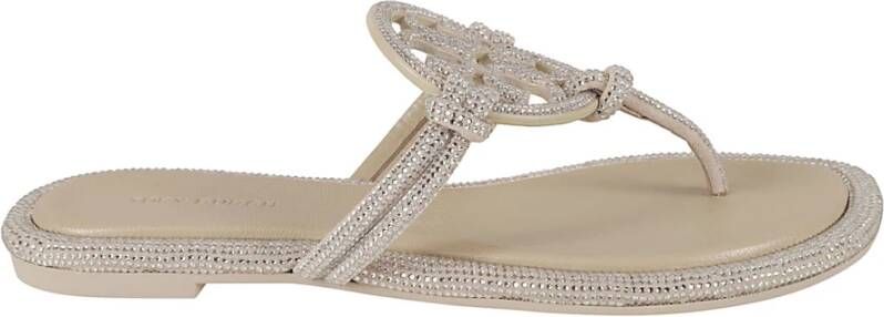 TORY BURCH Geknoopte Pave Sandalen Gray Dames