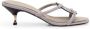 TORY BURCH Grijze Sandalen met Kristallen Gray Dames - Thumbnail 1