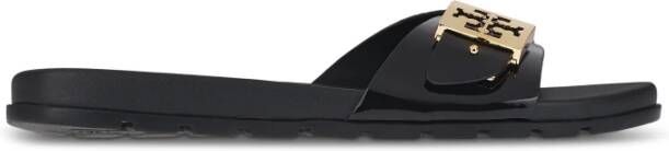 Tory Burch Gesp Slide Sandalen