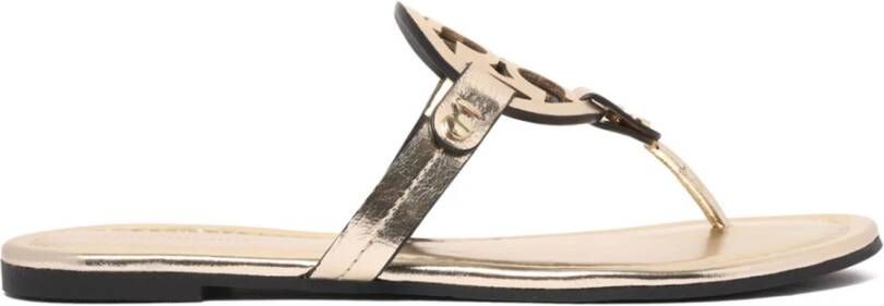 TORY BURCH Spark Gold Miller Sandalen Gray Dames