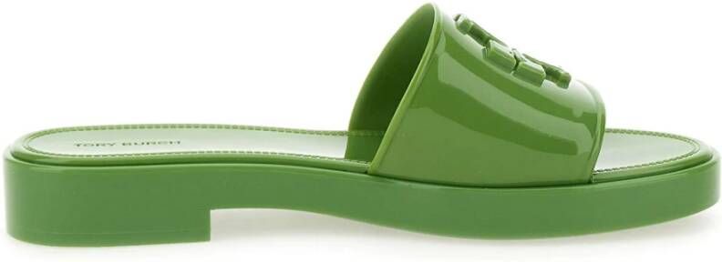 TORY BURCH Groene Sandaal Regular Fit Geschikt voor Warm Klimaat Green Dames