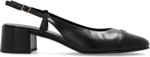 TORY BURCH Platte Cap-Toe Slingback Schoenen Black Dames