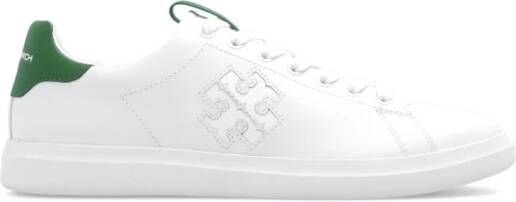 TORY BURCH Double T Howell Court Sneakers White Dames