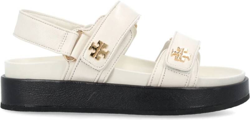 TORY BURCH Ivoor Gesloten Platte Sandalen Kira Aw24 Beige Dames
