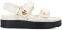 TORY BURCH Ivoor Gesloten Platte Sandalen Kira Aw24 Beige Dames - Thumbnail 1