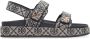 Tory Burch Jacquard stof platform sandalen - Thumbnail 1