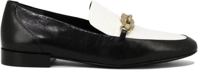 TORY BURCH Jessa Leren Loafers Black Dames