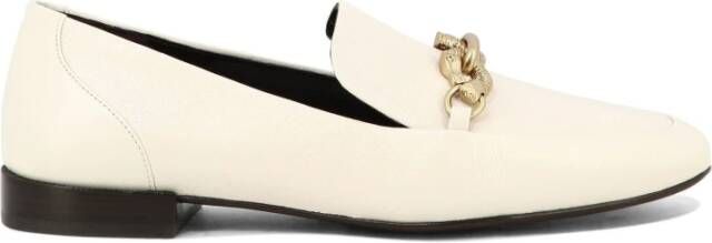 TORY BURCH Jessa Loafers Leren Schoenen White Dames