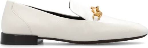 TORY BURCH Jessa Loafers Leren Schoenen White Dames