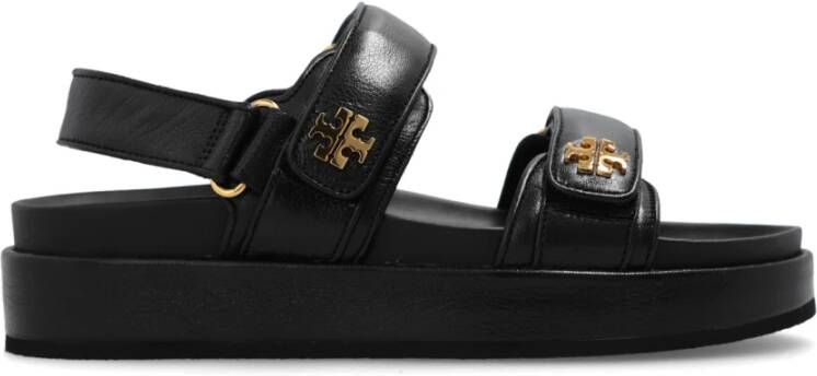 TORY BURCH Kira Sport Sandalen met Verstelbare Klittenbandsluitingen Black Dames