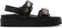 TORY BURCH Kira Sport Sandalen met Verstelbare Klittenbandsluitingen Black Dames - Thumbnail 1