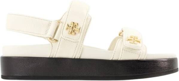 TORY BURCH Kira Sport Sandalen Leer New Ivory White Dames