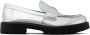 TORY BURCH Metallic Eco Leren Loafers Ronde Neus Gray Dames - Thumbnail 6