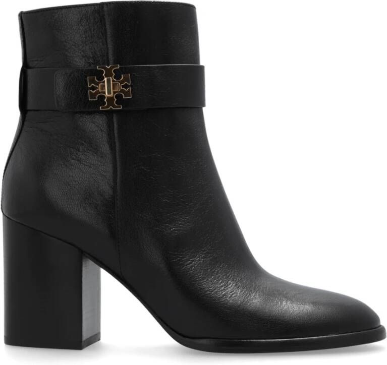 TORY BURCH Laarsjes met logo Black Dames