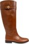 TORY BURCH Leren laarzen Brown Dames - Thumbnail 1