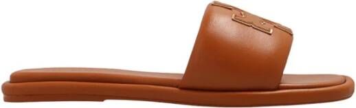 TORY BURCH Comfortabele sliders voor vrouwen Bruin Dames
