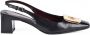Tory Burch Leren Vierkante Hak Chanel Sandalen - Thumbnail 2