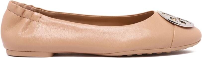 Tory Burch Licht Zand Claire Ballerina Schoenen