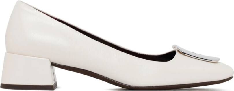 TORY BURCH Beige Instappers met Halfhoge Hak Beige Dames