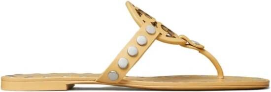 Tory Burch Metalen Studs Beige Sandalen