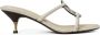 TORY BURCH Grijze Leren Sandalen met Studs Gray Dames - Thumbnail 2