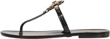 Tory Burch Miller jelly sandalen dames metaal rubberrubber 10 Zwart - Foto 1