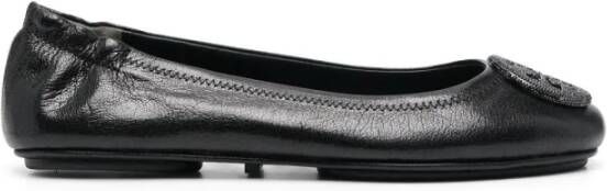 TORY BURCH Zwarte platte schoenen Must-Have voor modieuze vrouwen Black Dames