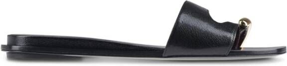 Tory Burch Platte Schoenen Pierced Slide