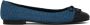 TORY BURCH Gestikte Cap-Toe Ballet Flats Blue Dames - Thumbnail 5