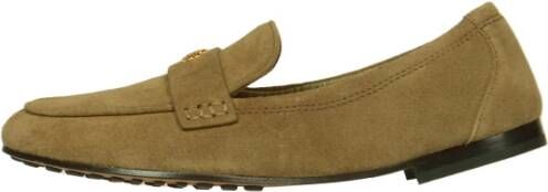Tory Burch River Rock Suede Double T Ballet Loafer - Foto 3