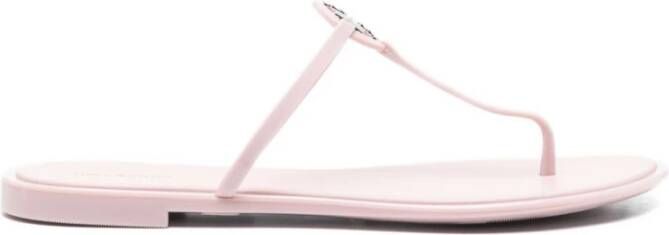 Tory Burch Roze Zijde Nylon Sandalen