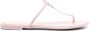 Tory Burch Roze Zijde Nylon Sandalen - Thumbnail 1