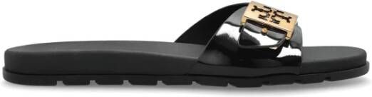 Tory Burch Sandalen met een gesp in de vorm van een logo