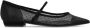 TORY BURCH Loafers Double T Buckle Mary Jane Ballerinas Synthetic in zwart - Thumbnail 1