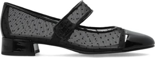 TORY BURCH Zwarte synthetische Mary Jane ballerina's Black Dames