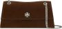 Tory Burch Schoudertas van suède met draaislot - Thumbnail 1
