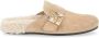 TORY BURCH Shearling Mule Instap Schoen Brown Dames - Thumbnail 1