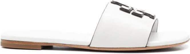 TORY BURCH Witte Sandaal Regular Fit Geschikt voor Warm Klimaat 100% Leer White Dames