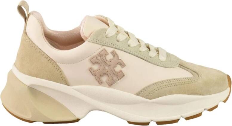 Tory Burch Sneaker van leer en polyurethaan