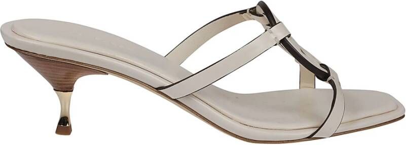 TORY BURCH Stijlvolle Hakken Mules Beige Dames