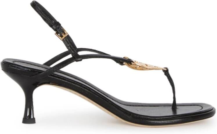 TORY BURCH Stijlvolle Hoge Hak Sandalen Zwart Dames