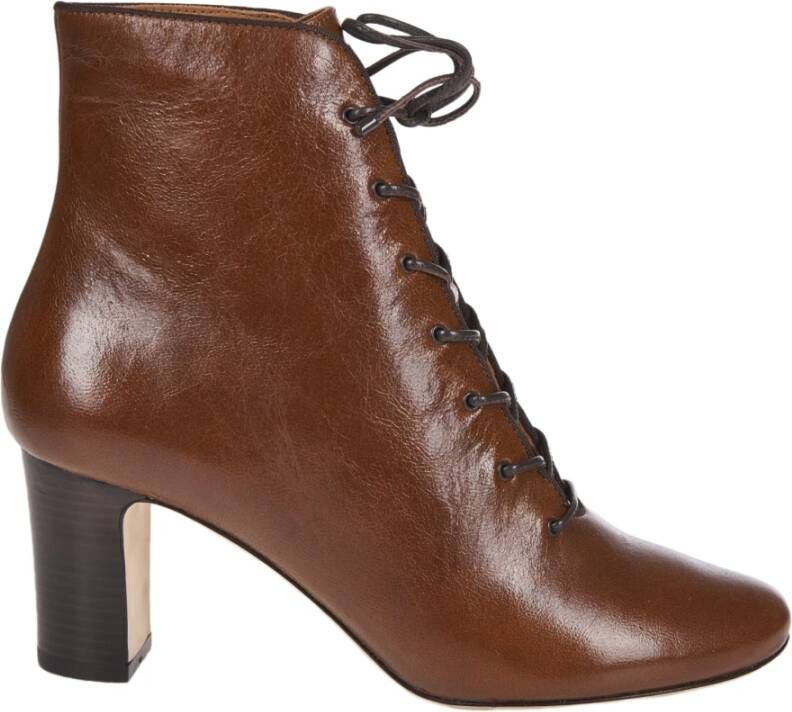 TORY BURCH Stijlvolle Marrone Bruine Enkellaarzen Brown Dames