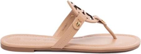 TORY BURCH Stijlvolle Miller Sliders in Licht Zand Beige Dames