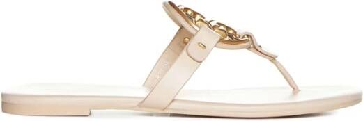 TORY BURCH Stijlvolle Sandalen voor Vrouwen Beige Dames